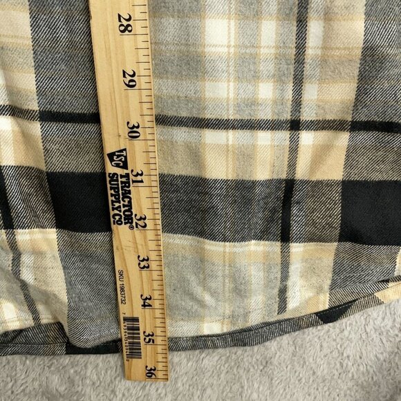 NEW Lands' End Men's XL Plaid Flannel Shirt Long Sleeve Button up - Picture 3 of 7